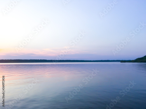 sunset over the lake © Ольга Глинских