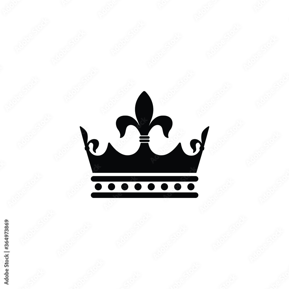 Crown icon isolated vector on white background Crown icon isolated vector on white background