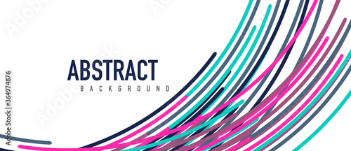 Аbstract moving colorful lines vector backgrounds for cover, placard, poster, banner or flyer
