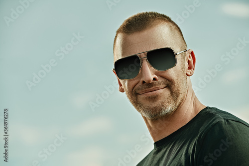 portrait of a smiling man