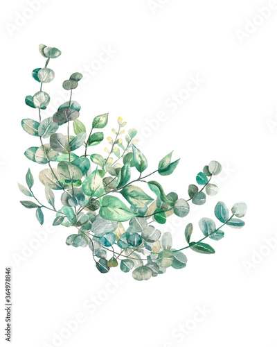 Wallpaper Mural Watercolor illustration Torontodigital.ca