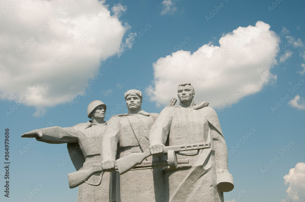 Fototapeta premium The memorial complex “To the Panfilov Heroes” (“Feat 28”). Moscow region