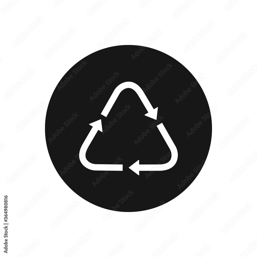 Recycle icon vector. Recycling sign Recycle icon vector. Recycling sign