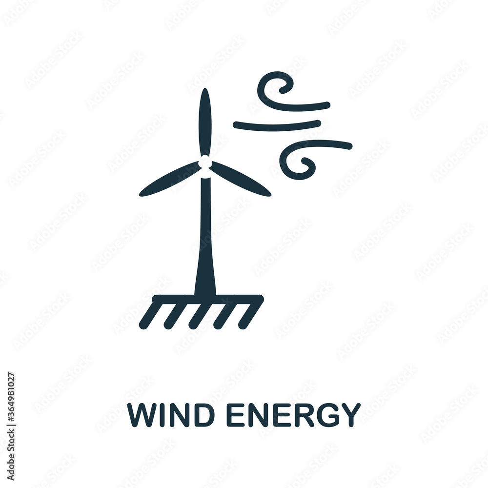 Wind Energy icon. Simple element from alternative energy collection. Creative Wind Energy icon for web design, templates, infographics and more Wind Energy icon. Simple element from alternative energy collection. Creative Wind Energy icon for web design, templates, infographics and more