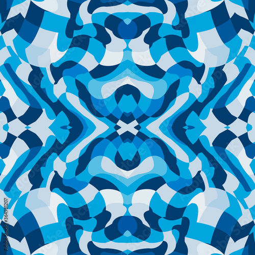 Vector abstract patch pattern. Mosaic background