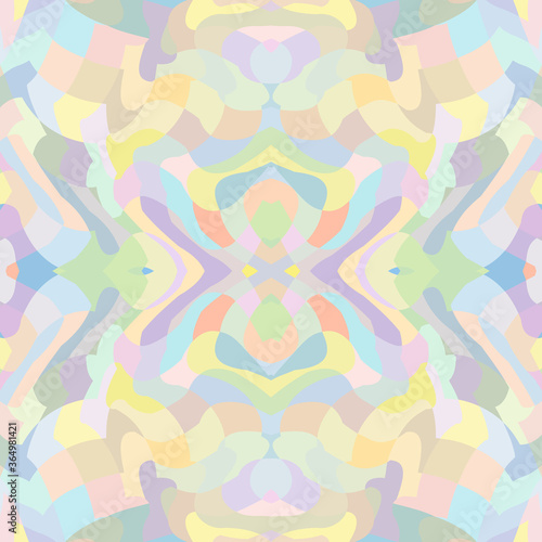 Vector abstract patch pattern. Mosaic background