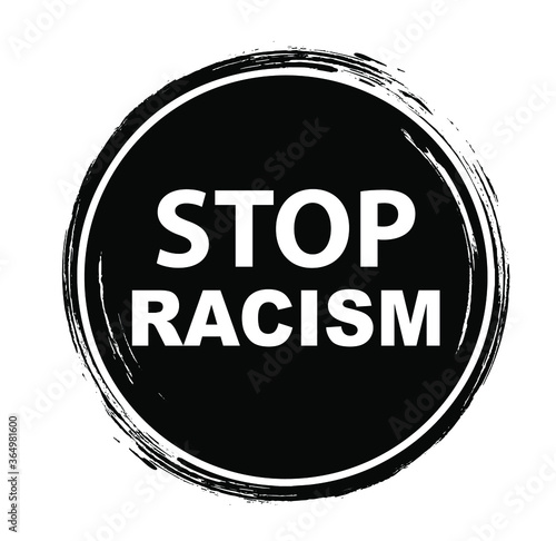 stop racism sign	