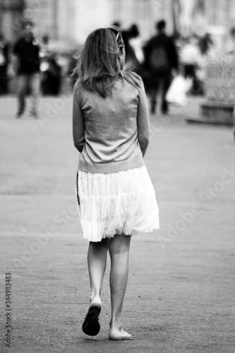  woman walking