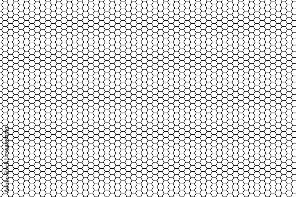 Hexagonal cell texture. Honeycomb grid mesh grill texture and fabric pattern abstract vector EPS 10 Stock-vektor | Adobe Stock