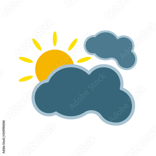 weather forecast icon design,flat trendy style collection