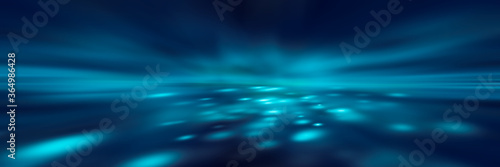 Light blue gradient abstract background. Empty room for display product