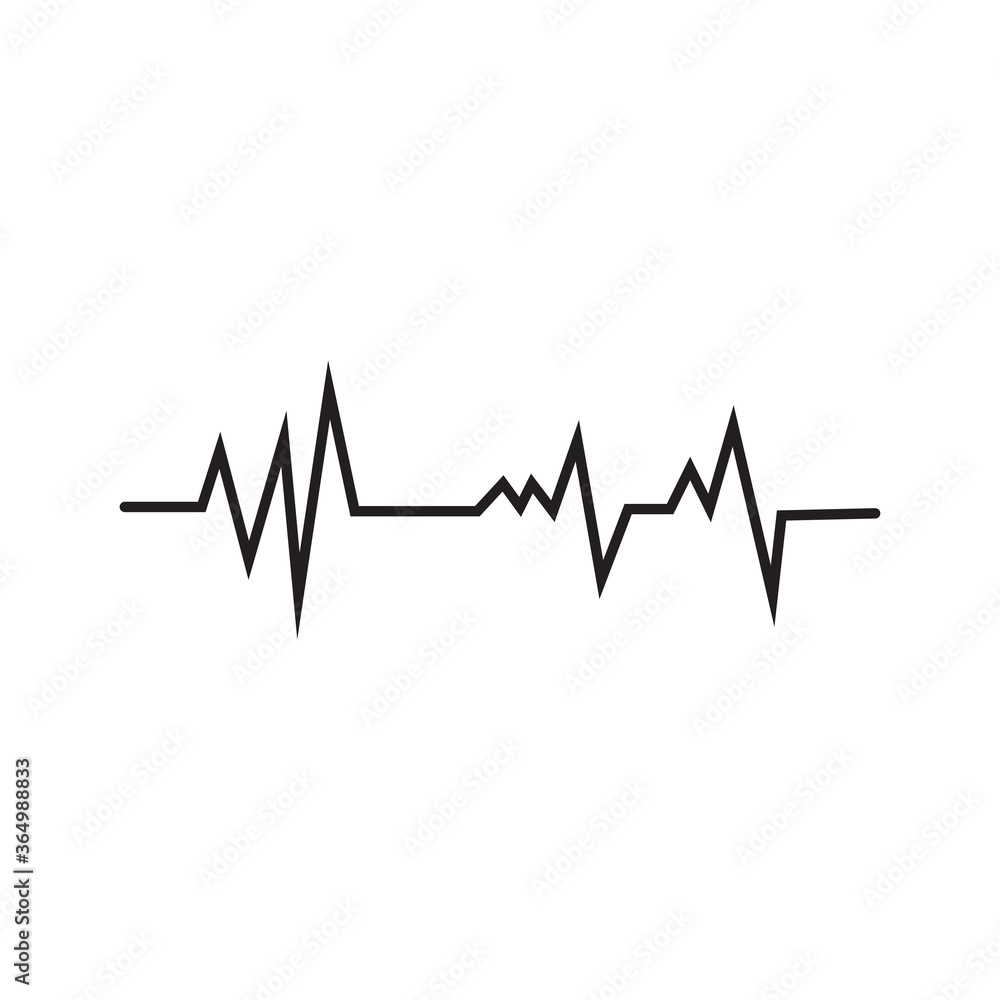 Sound waves vector illustration Sound waves vector illustration
