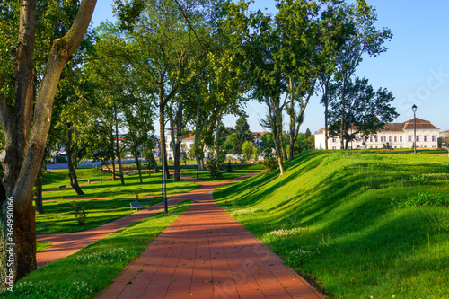 Park in the center of Virovitica, Slavonia Region