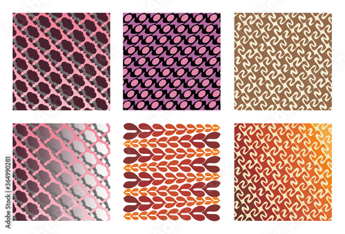 Vector abstract geometric elements backgrounds