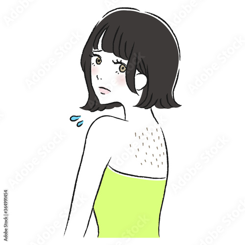 背中　ムダ毛　ケア