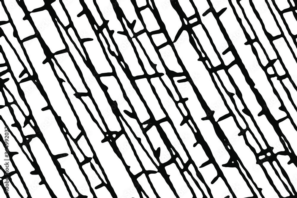 Monochrome background of the chaotic diagonal lines with intersections ...