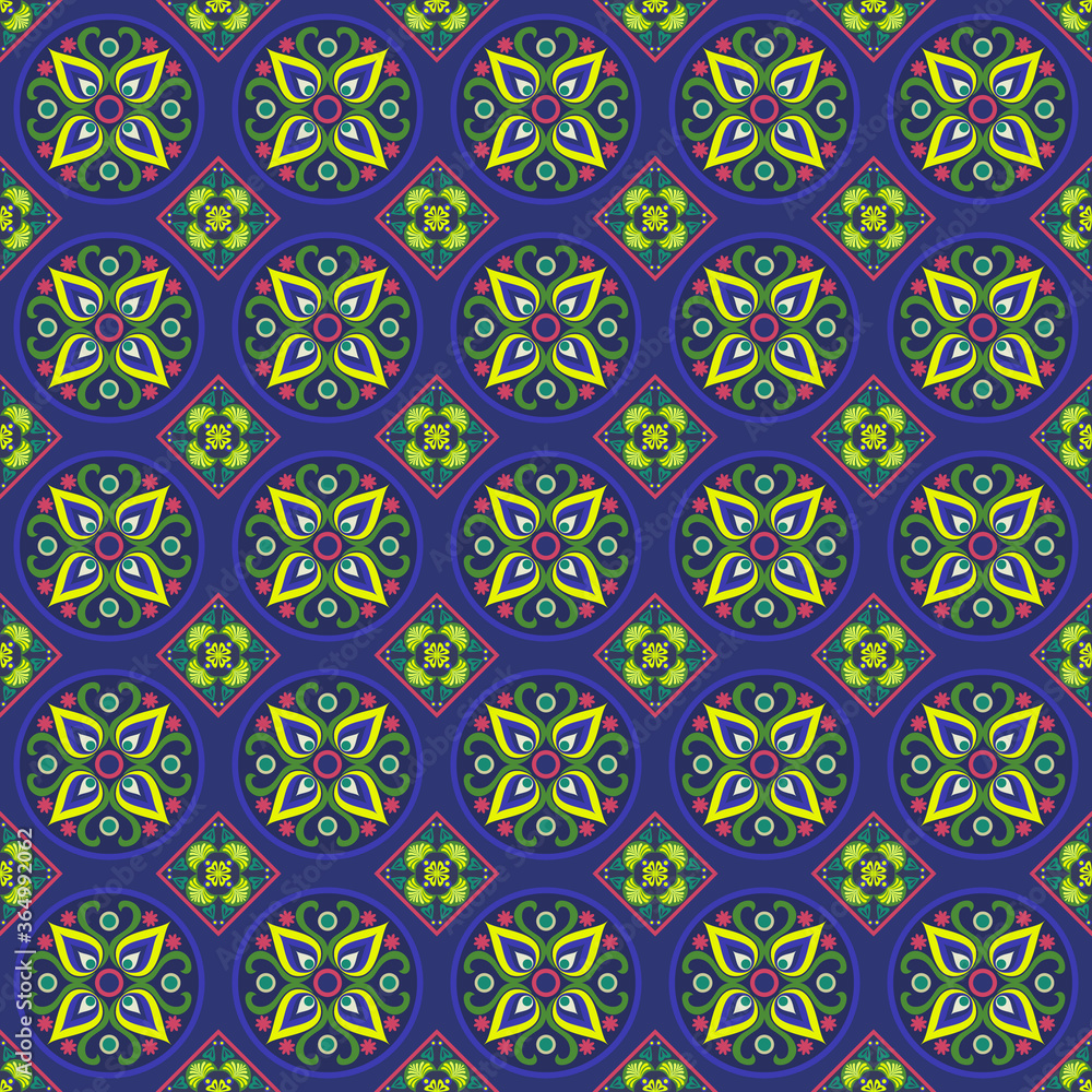 Abstract ornamental seamless pattern. Abstract ornamental seamless pattern.