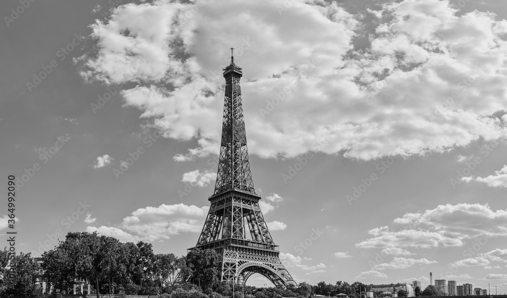 View of the Eiffel tower, Paris