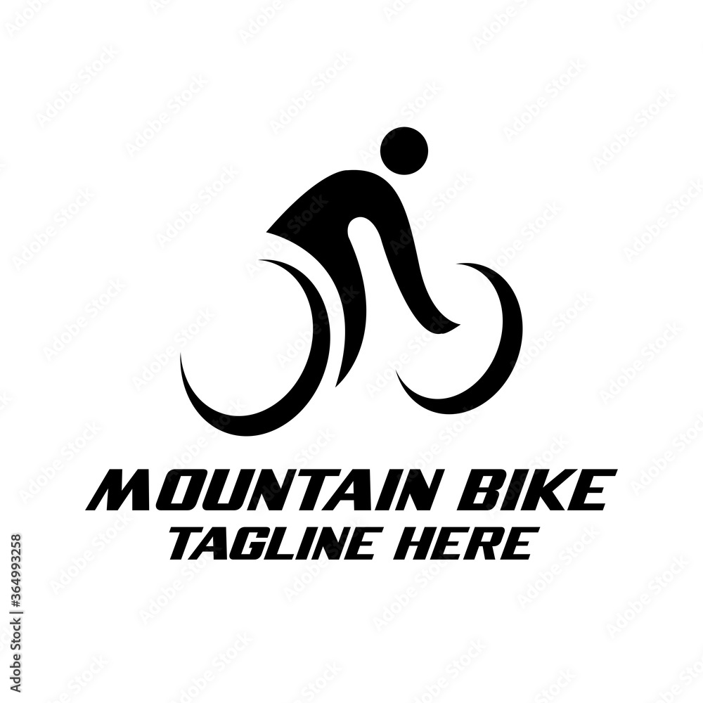 Fototapeta premium Cycle Sport Logo Template Design. mountain bike isolated design vector