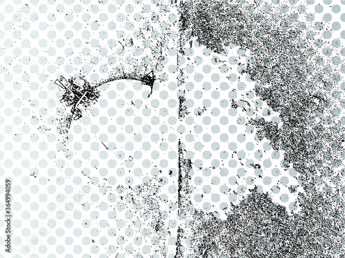 Grunge Background.Texture Vector.Dust Overlay Distress Grain ,Simply Place illustration over any Object to Create grungy Effect .dots abstract,splattered , dirty,poster for your design. 