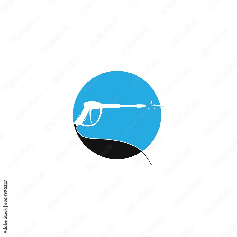 Pressure washing logo template. Pressure washing logo template.
