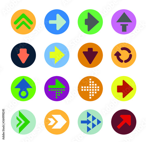 Free Download Set of  arrow icons  - GFXLoad