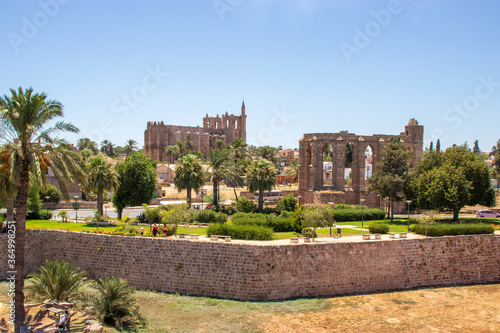 A view from the walls pf Othello castle in Famagusta, Northern Cyprus