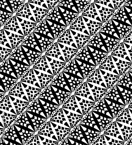 Vector abstract lace hand drawn pattern