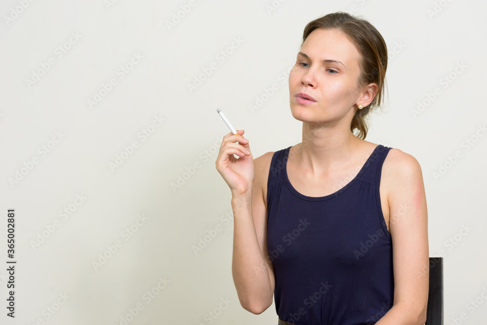 custom made wallpaper toronto digitalPortrait of young woman with blond hair