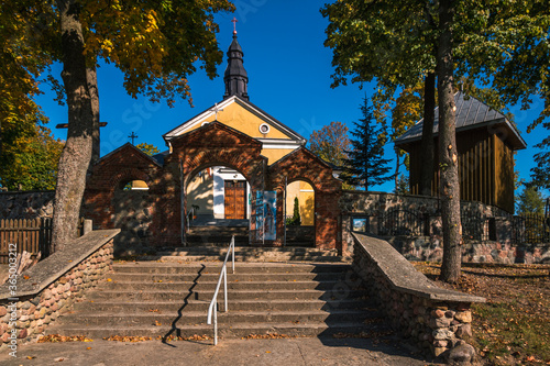 Obraz na płótnie Church St. Theresa in Wizajny, Podlaskie, Poland w salonie