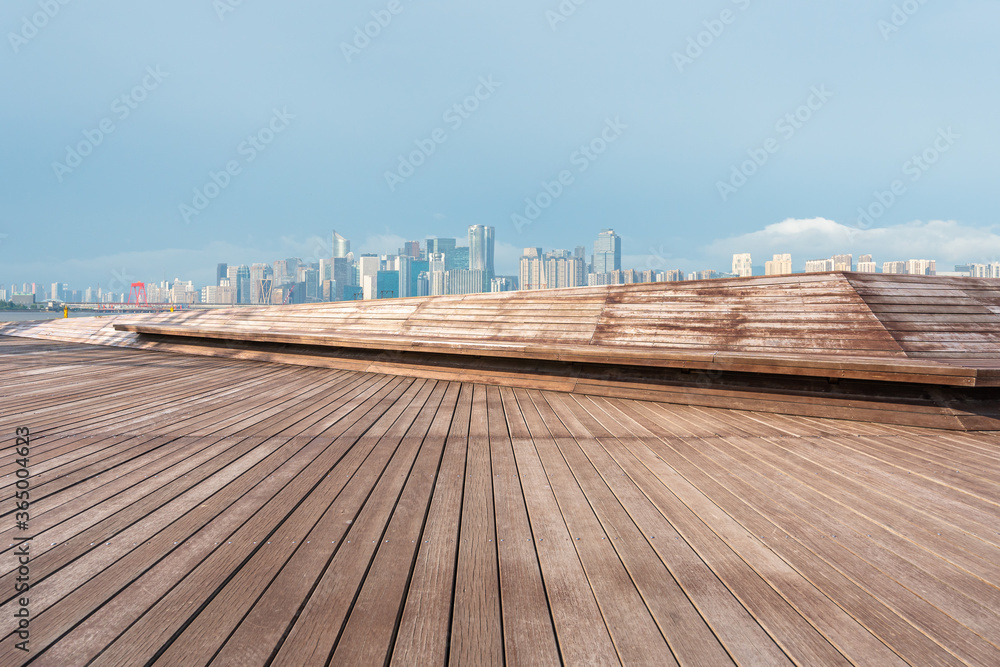 wooden bridge over the sea