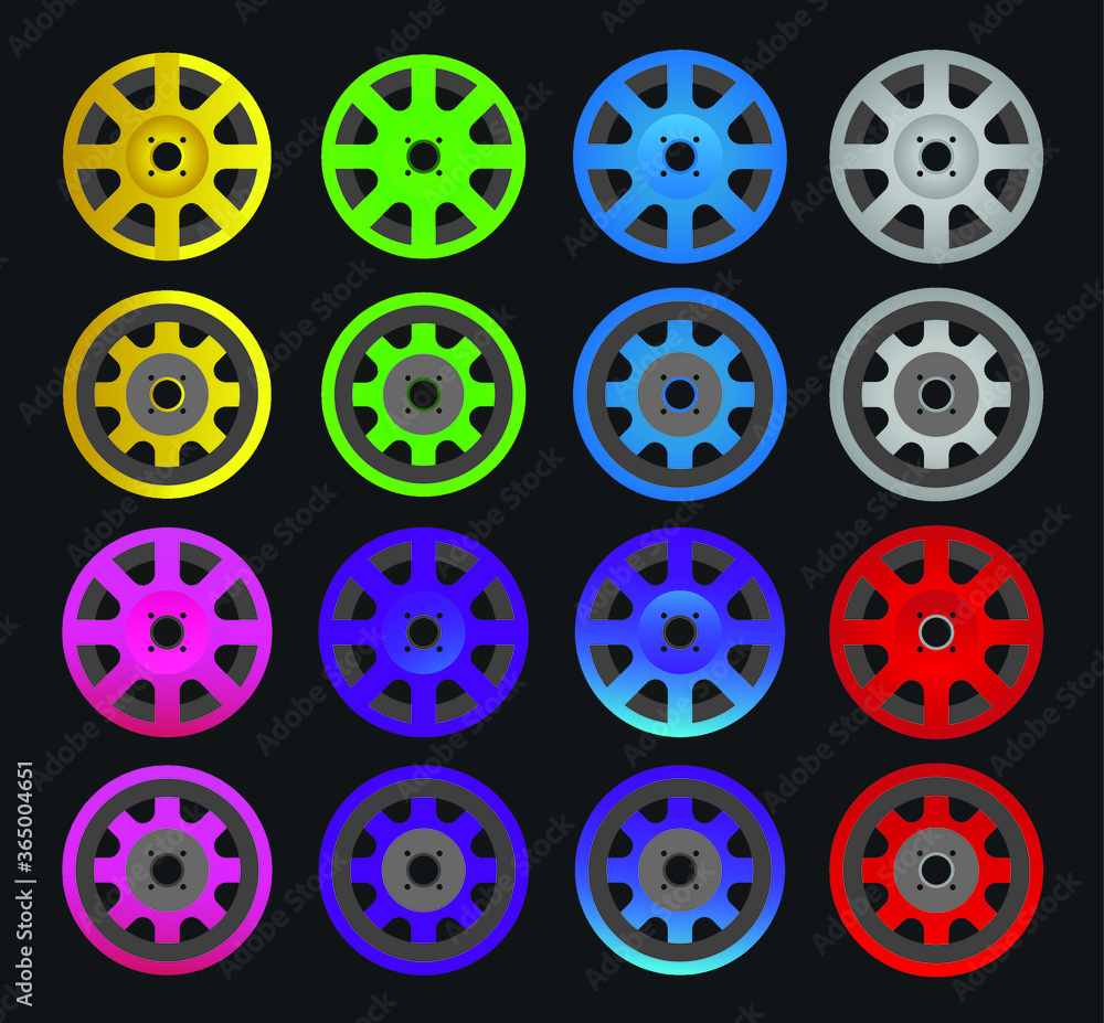 Auto wheels set Auto wheels set