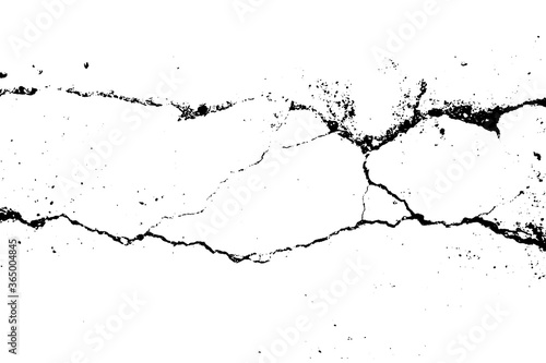 Cracked grunge urban background with rough surface. Dust overlay distress grained texture. One color graphic resource.