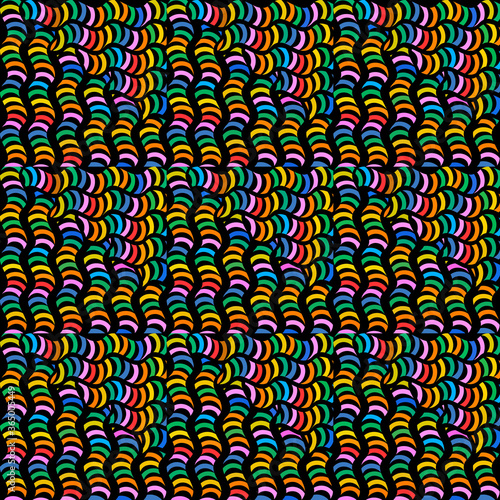 Abstract vector fluorescent background
