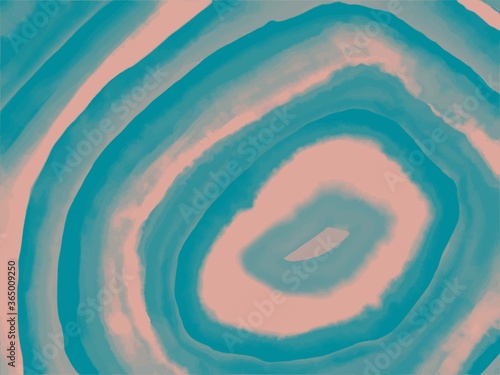 Agate Watercolor Series inspired by Pantone 2020 Color of the Year: Classic Blue