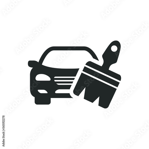 Car paint icon
