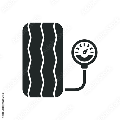 Tire pressure icon