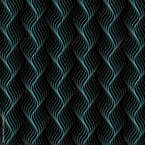Waves background with distortion effect