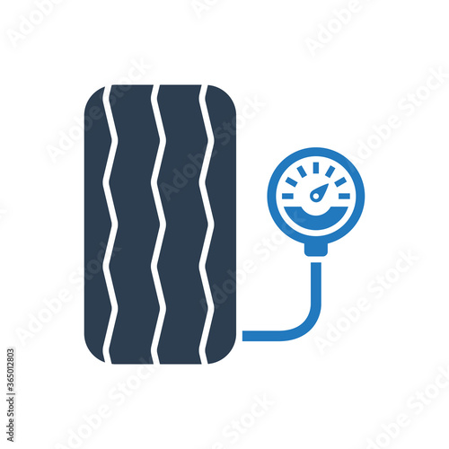 Tire pressure icon
