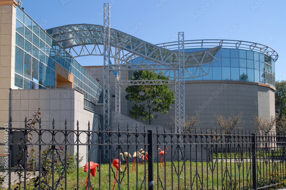 Fototapeta premium Oceanarium is one of the most popular places for tourists. Vladivostok, Primorsky Krai (Primorye), Far East, Russia.