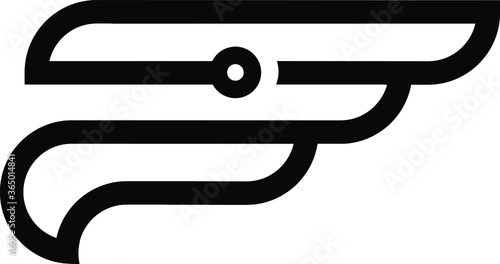 vector illustration of an abstract symbol