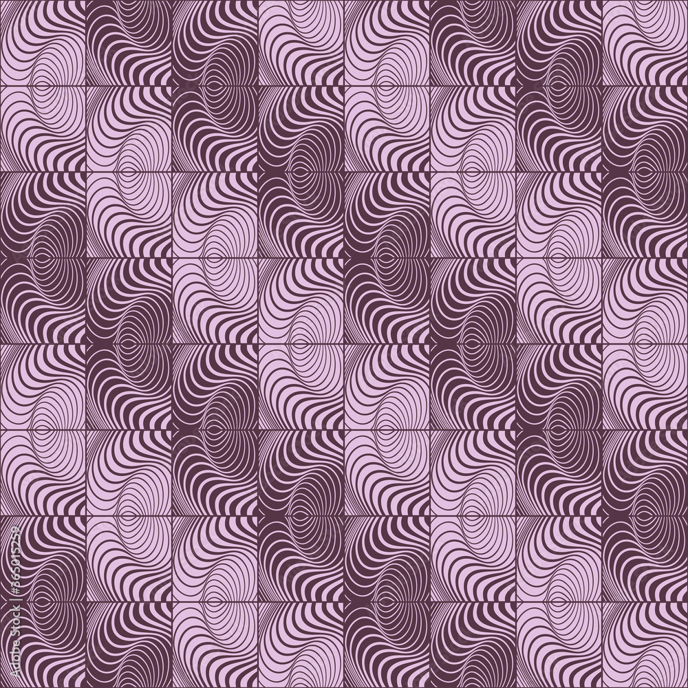 Vector abstract vintage pattern. Waves background