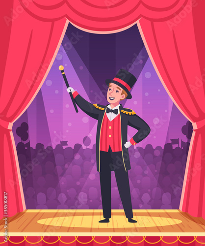 Circus Performance Background