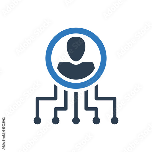 affiliate marketing network icon - social link icon