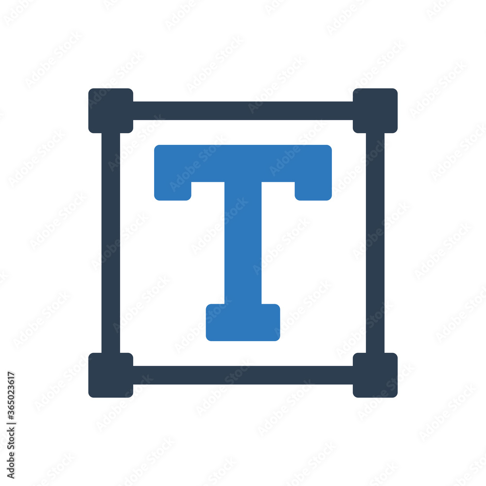 typography text font icon