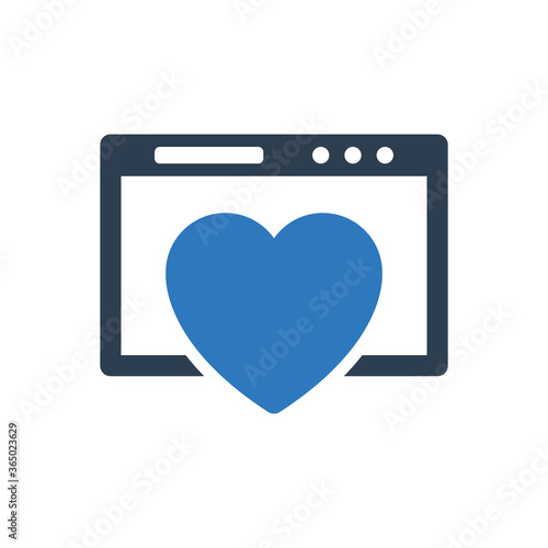 favorite browser web icon