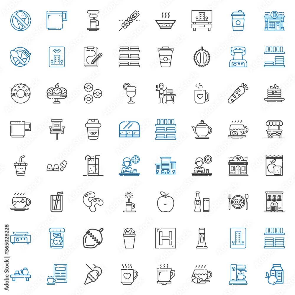 coffee icons set coffee icons set