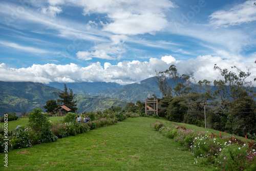 mountain landscape in the summer