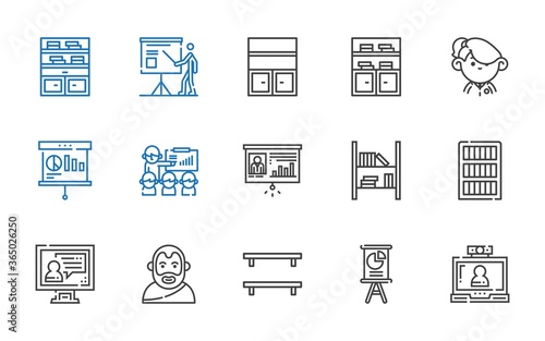 teaching icons set
