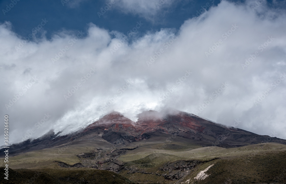 Clouds and Volcano